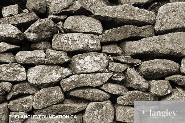 The Langley Foundation, Langley BC - Donor Wall - Stone Supporters