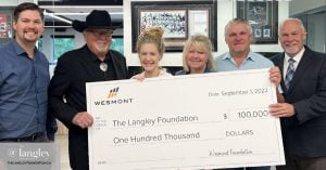 The Langley Foundation Receives Donation of $100K - Langley