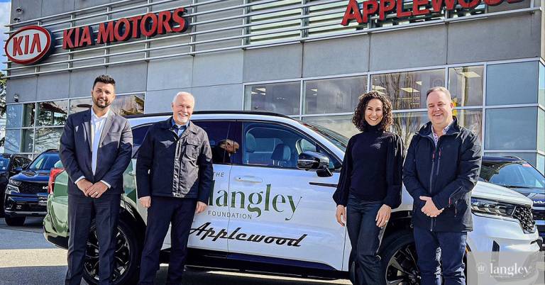 Applewood Kia Langley Partners with The Langley Foundation